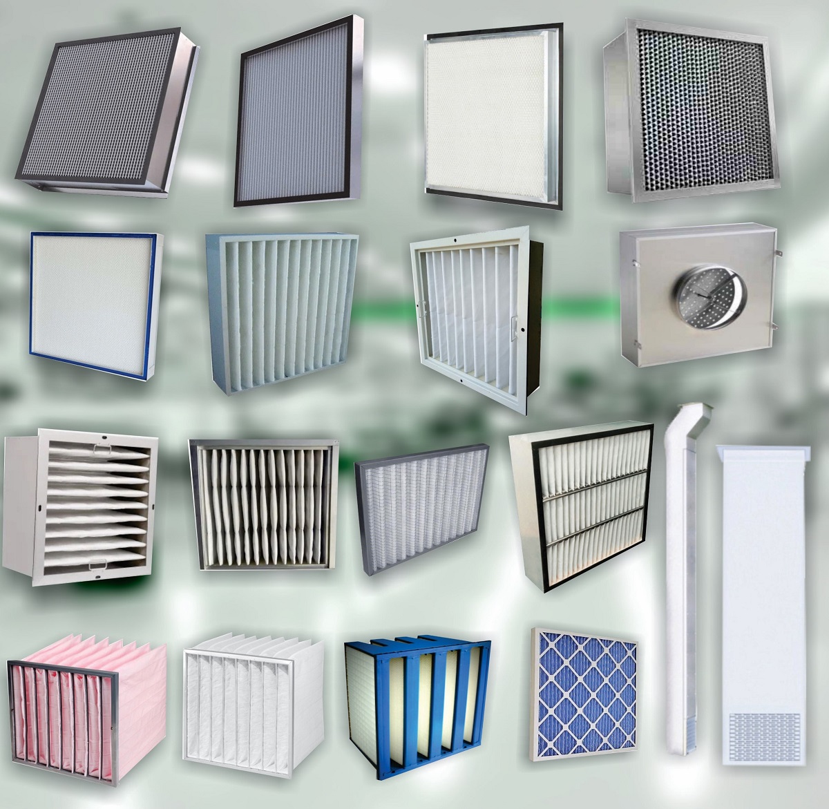 Air filter for cleanroom and industrial HVAC system