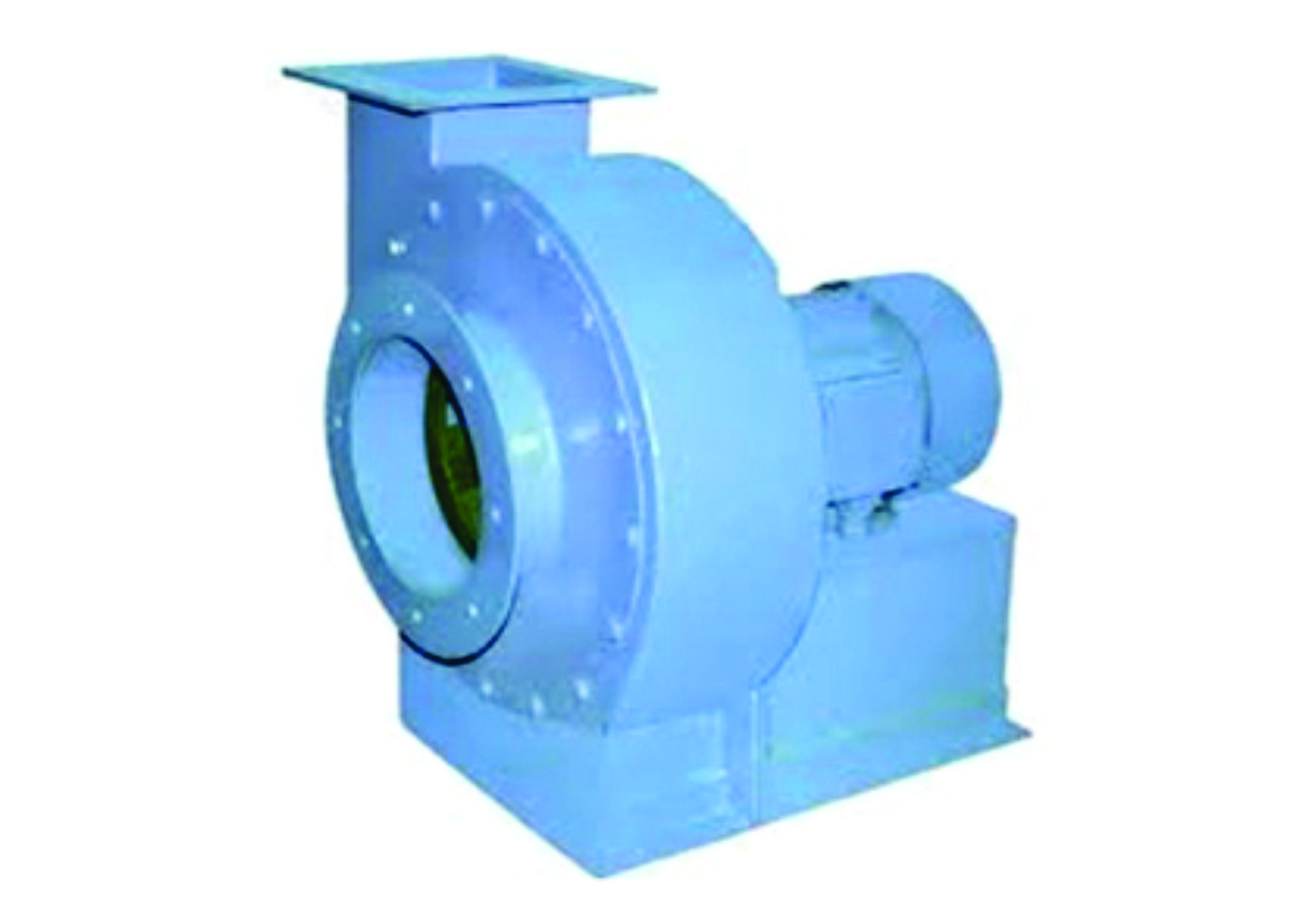Centrifugal blower for industrial ventilation