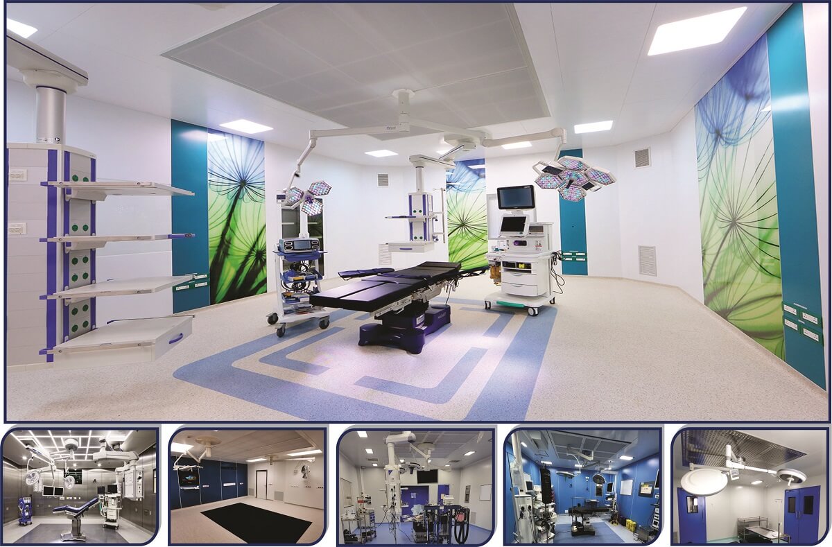 Laminar air flow for operation theatre room