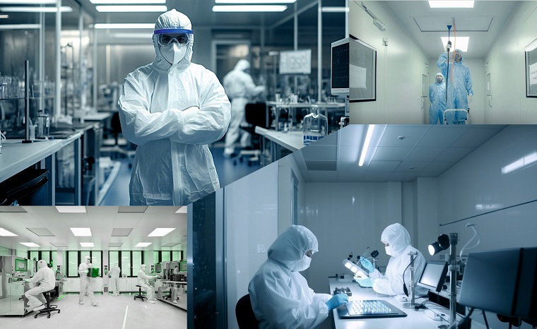 Cleanroom HVAC system installation and commissioning