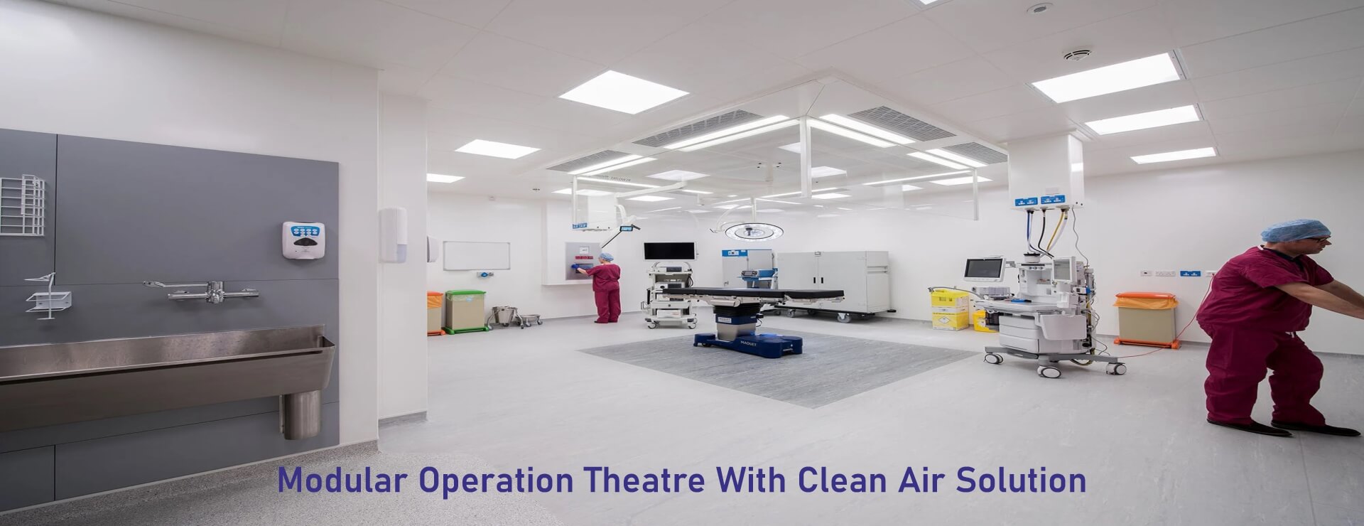 modular operation theatre with clean room solutions